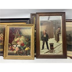 After Charles Haigh Wood 'To be or not to be' colour print, together with collection of early 20th Century prints (10) 