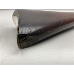 Early 19th century 20-bore flintlock converted to percussion fowling piece by Fisher, the 96.5cm(38