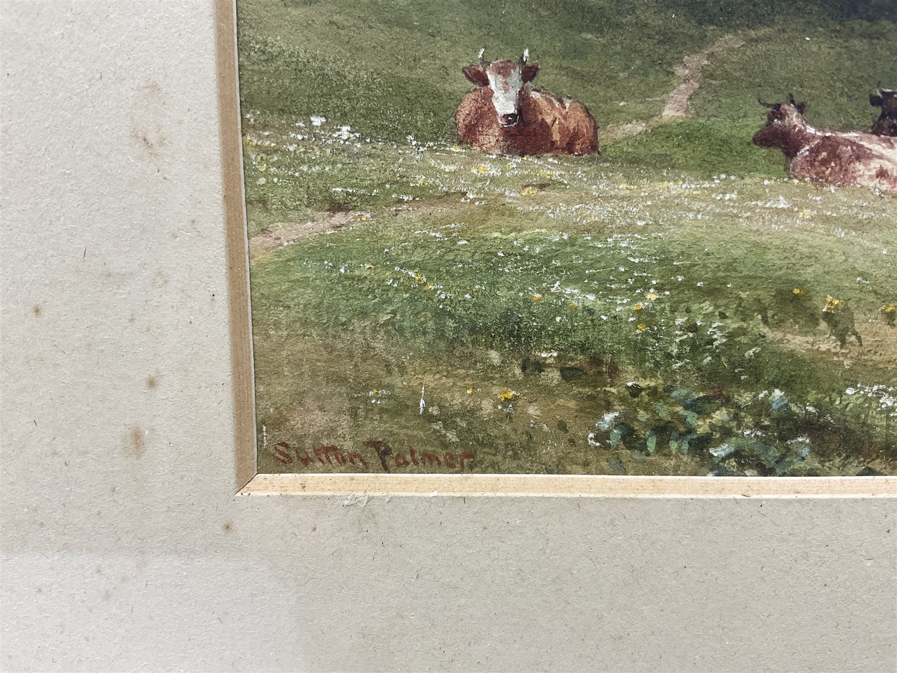 Harold Sutton Palmer (British 1854-1933): 'Richmond Yorkshire from the East', watercolour signed, titled on the mount 17cm x 27cm 
Provenance: with Thomas Agnew & Sons, London, label verso