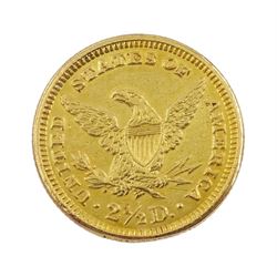 United States of America 1903 gold two and a half dollars coin