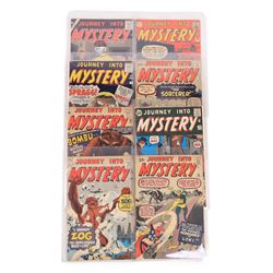Eight Atlas/Marvel Silver Age 'Journey Into Mystery' comic books, spanning years 1957-1963...