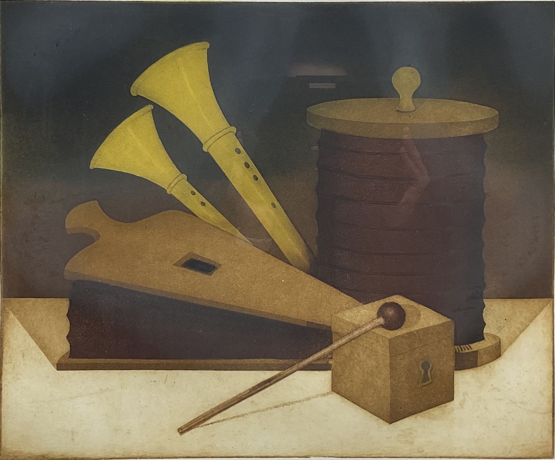 Tighe O'Donoghue (American 1942-2023): 'Echoing Green', etching with aquatint signed titled and numbered 28/30, 37cm x 45cm 