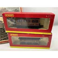 Tri-ang/Hornby '00' gauge - RS.606 Express Goods Set; boxed; eleven passenger coaches and twelve goods wagons (some boxed) by Hornby, Lima etc; and boxed Hornby Skaledale Station Building with platform