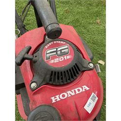 Honda FG201 garden tiller - THIS LOT IS TO BE COLLECTED BY APPOINTMENT FROM DUGGLEBY STORAGE, GREAT HILL, EASTFIELD, SCARBOROUGH, YO11 3TX