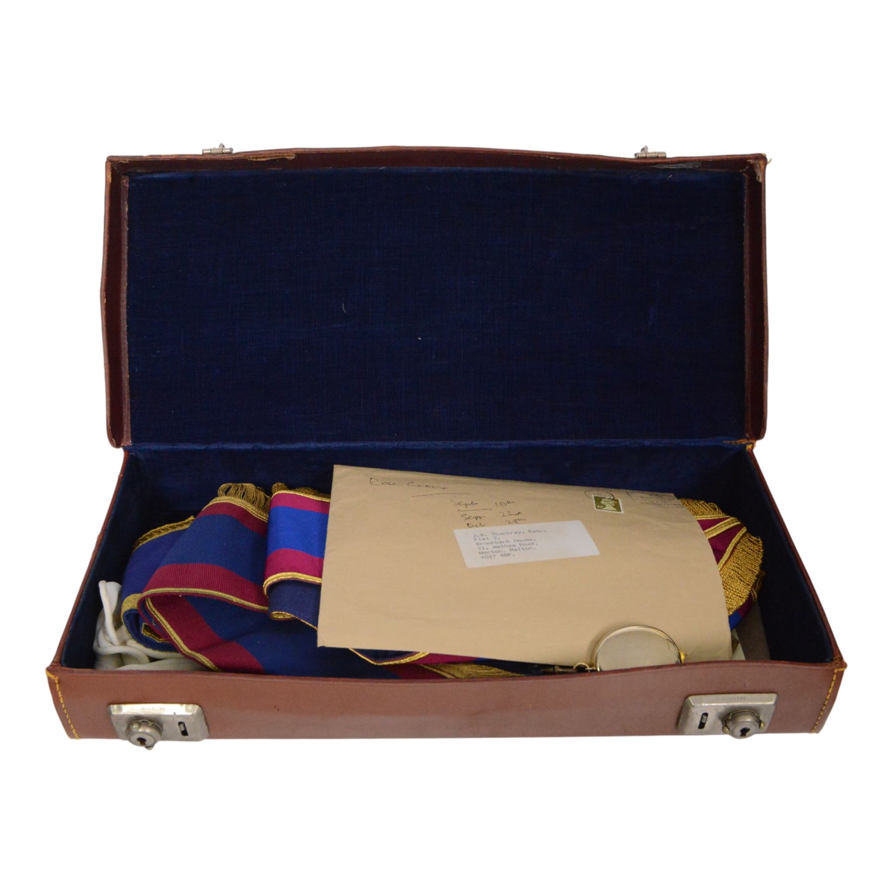 Masonic interest, assorted medal, regalia, sashes, aprons