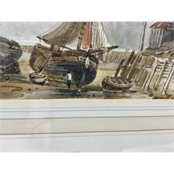 Henry Barlow Carter (British 1804-1868): ‘Burlington’, watercolour signed 13cm x 20cm 
Provenance: private East Yorkshire collection; with Thomas Agnew & Sons Ltd, London, label verso