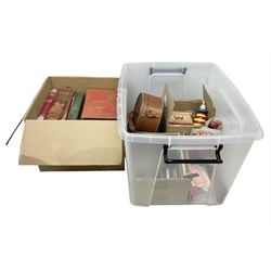 Silver and mother of pearl folding fruit knife together with a similar silver folding button hook, 19th century surgical knife in tortoiseshell cases by Krohne & Sesemann and three Hohner harmonicas, quantity of vintage child's games and toys to include cards, puzzles and misc, Rudyard Kipling, Wood's Illustrated Natural History, Twenty Poems from Rudyard Kipling First published in 1918 Methuen & Co Ltd, London, 1958 Observer cutting etc 