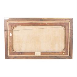 William Anslow Thornley (British fl.1858-1898): Shipping off Tynemouth, oil on canvas signed with pseudonym 'C Thornbery' 44cm x 80cm 
Provenance: with the Mandell Gallery, Norwich, label verso