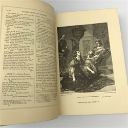William Shakespeare, The Pictorial Edition of the Works of Shakspere, edited by Charles Knight, London Virtue & Co, four volumes, Histories, Comedies, Tragedies Poems, and Biography Doubtful Plays. (4). 