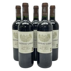 Chateau Labat, 2010, Haut-Medoc, 750 ml, 13.5%, five bottles  