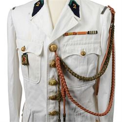 French Foreign Legion Officer, summer whites tunic 2nd d'Infanterie Regiment Etranger 
