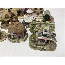 Twenty Lilliput Lanes, including The Right Note, Chatterbox Corner, Whistle Stop Gate, New Neighbours, Travellers Rest etc, all in original boxes
