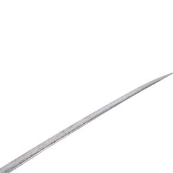 British William IV 1822 pattern Infantry General sword, retailed by John Salter cutler to Horatio Nelson and Prince Augustus Fredrick, Duke of Sussex, the 73cm curved pipe backed blade etched to both sides, with the royal monogram and the owners coat of arms and initials 'GD, brass gothic guard with original gilding, the cartouche of the crossed baton depicting the crossed baton and sword of a general, shagreen covered grip and triple wire binding, the guard complete with leather lining and gilt sword knot, in leather scabbard with three gilt brass mounts, the top mount bearing the cutlers name and address, with twin suspension rings, overall L89cm  