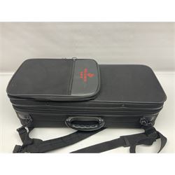 St Louis Alto saxophone, serial no.82437 in John Packer JP Blues 141 carrying case; with two-piece saxophone stand