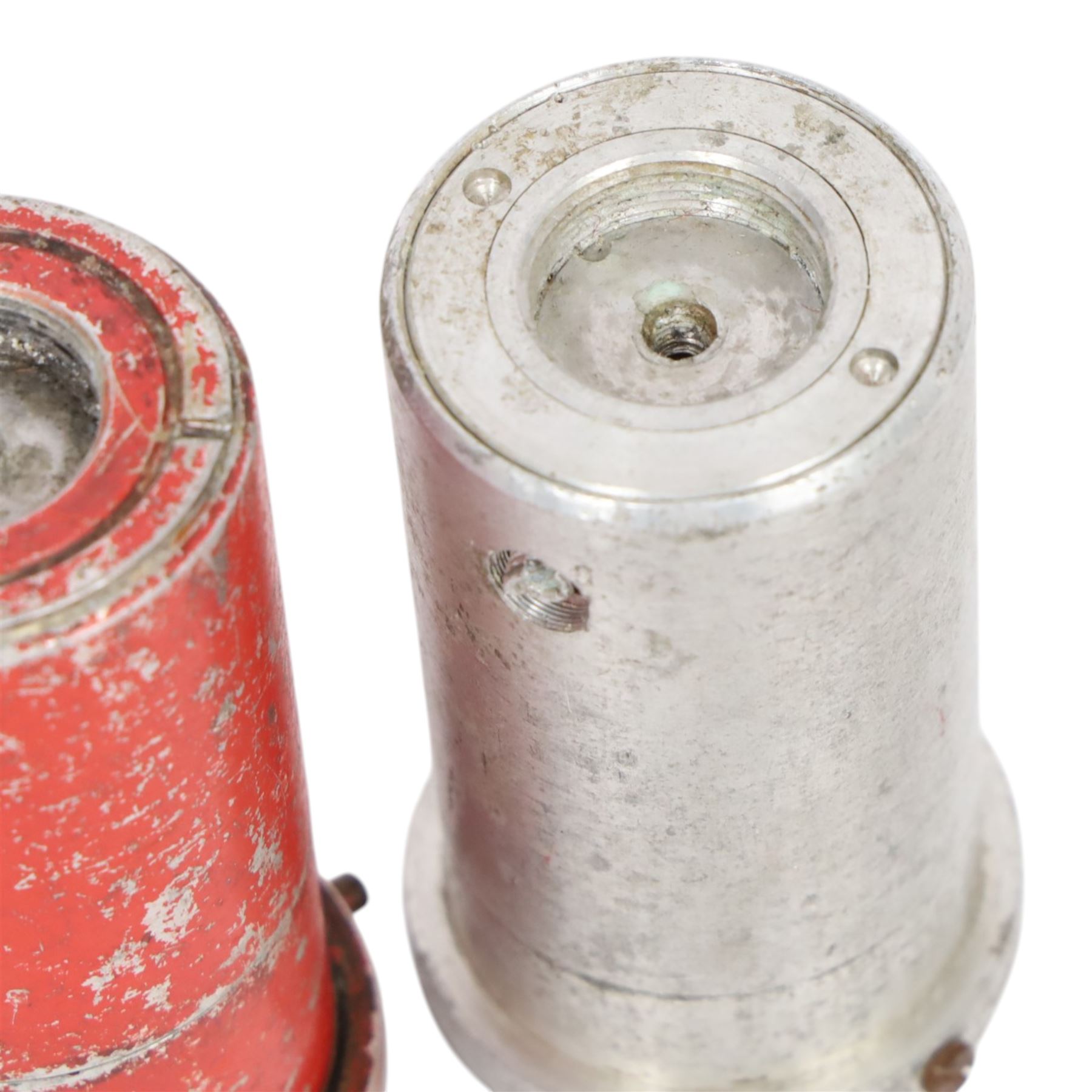 WWII German Luftwaffe bomb fuse EL.AZC50 RhS 195.39 63c and another EI. Zt. Z Rh.S 1939
