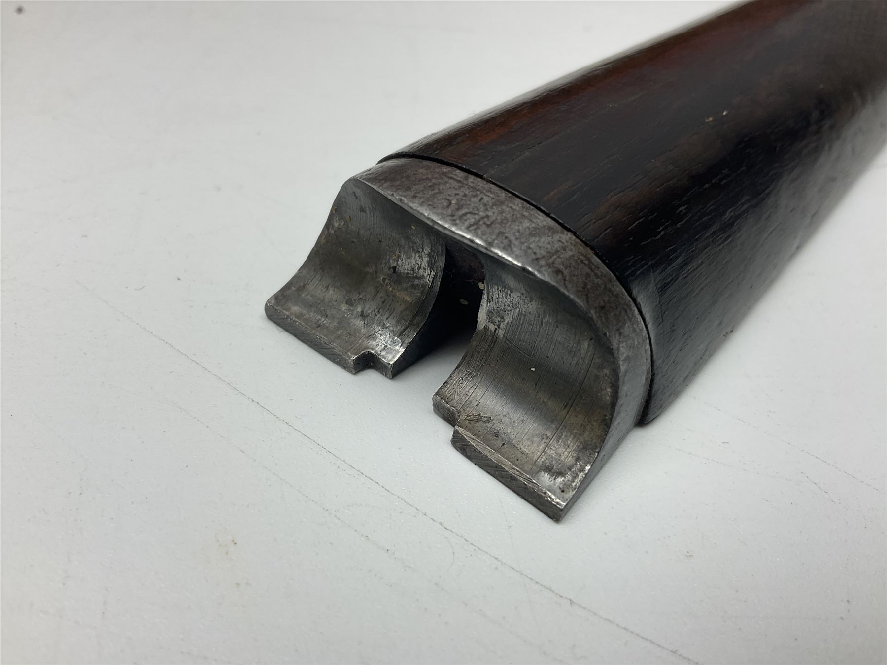 SHOTGUN CERTIFICATE REQUIRED - Late 19th century R. Robinson of Hull 12-bore side-by-side double barrel hammer shotgun; with 76cm(30