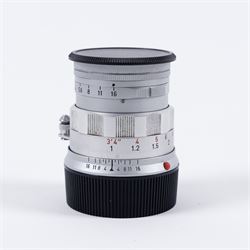 Leitz Wetzlar Summicron-M 1:2/50 camera lens, serial no. 2181712