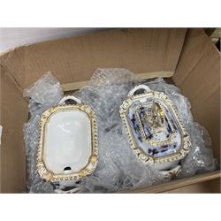 Indian tree tea wares, a quantity of diecast vehicles, glass vase and cover, Daler Rowney Easel in case and other collectables 