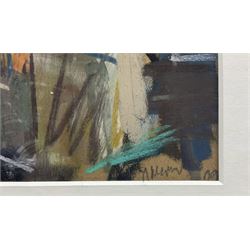 David Greenwood (Northern British Contemporary): 'View over Staithes', pastel signed and dated '09, titled on label verso 24cm x 46cm