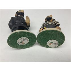 Collection of ten Robert Harrop figures of chimps from The PG Tips Collection, comprising Mr Shifter, Charlie Mr Bodgit, P.C. Gotcha, Arfa T.Leaf, Kevin Tipps, Ada, S.Bend, Dolly and Charlie