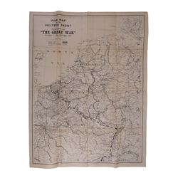 Army Area Map, No 6 Second Army M.T circuits, together with another map and a Japanese flag