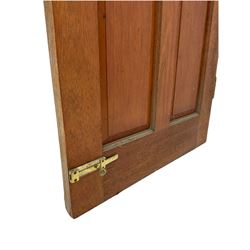 Mid-20th century hardwood external door - THIS LOT IS TO BE COLLECTED BY APPOINTMENT FROM DUGGLEBY STORAGE, GREAT HILL, EASTFIELD, SCARBOROUGH, YO11 3TX