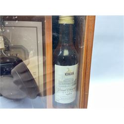 Presentation set comprising Hine Antique cognac 70cl, 40% volume and four miniature bottles of Hine cognac, 1957, 1960, two 1982, all 5cl, 40%   together with bottle of Tokaji sweet wine, 500ml, 13%