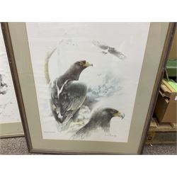 After Joan Beuche (South African 20th century) Eagles, set of six coloured prints (6)