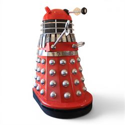 Doctor Who - full scale sit-in driveable replica Dalek, self-powered  with wooden and alum...
