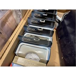 Thirty-six Amer Czechoslovakia periodical issued metal models of helicopters in original packaging; with thirty-nine issues of 'Helicopter Magazine' in two original binders; together with eight Corgi Collection die-cast military models; all boxed; and two others with small display rack; in three boxes