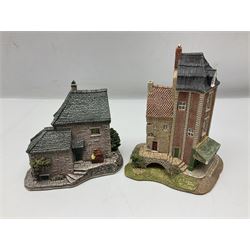 Ten Lilliput Lanes, to include Sleigh Bells, Short Back and Sides, Crook Hall Gardens, Loch Ness Lodge, Le Petit, etc, nine with original boxes  (10)