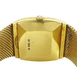 Certina Mayfair gentleman's 18ct gold automatic wristwatch, champagne dial with baton hour markers, Helvetia hallmark, on integral 18ct gold bracelet, stamped 750