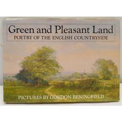 Gordon Beningfield (British 1936-1998): 'Mild the Mist upon the Hill', watercolour signed 15cm x 22cm 
Notes: illustrated in 'Green and Pleasant Land - Poetry of the English Countryside' p.71, sold together with a copy of the book