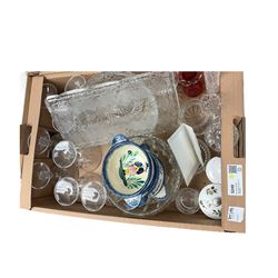 Beswick Labrador and donkey together with Royal Evesham ceramics and other decorative ornaments, in six boxes 