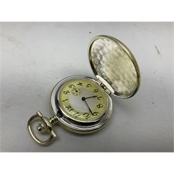 Twenty-three Glory of Steam Atlas Editions silver plated pocket watches, to include The Scottish Horse, Merchant Navy Class, etc, with wood display case, all boxed, twenty one with certificates