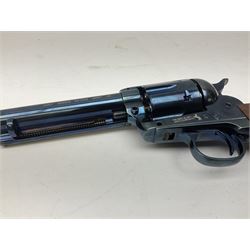 German Umarex CO2 .177 Colt Single Action Army .45 revolver, No.16L04827 L35cm overall; boxed with instructions