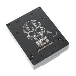 RED Epic-W Helium 8K camera body serial no. 13024E6A9, with RED EVF, three RED Mini Mag 512GB cards, one 480 Mini Mag card and reader, two RED V-Mount batteries and charger, RED top handle, Wooden Camera Easy Top top plate and one other top plate, various accessory cables, Wooden Camera bridge plate for 19mm studio rods, 12 inch Wooden Camera Dovetail plate and four 19mm studio rods to include two 380mm and two 610mm, with original Epic-W camera box and contained within a custom cut flight case