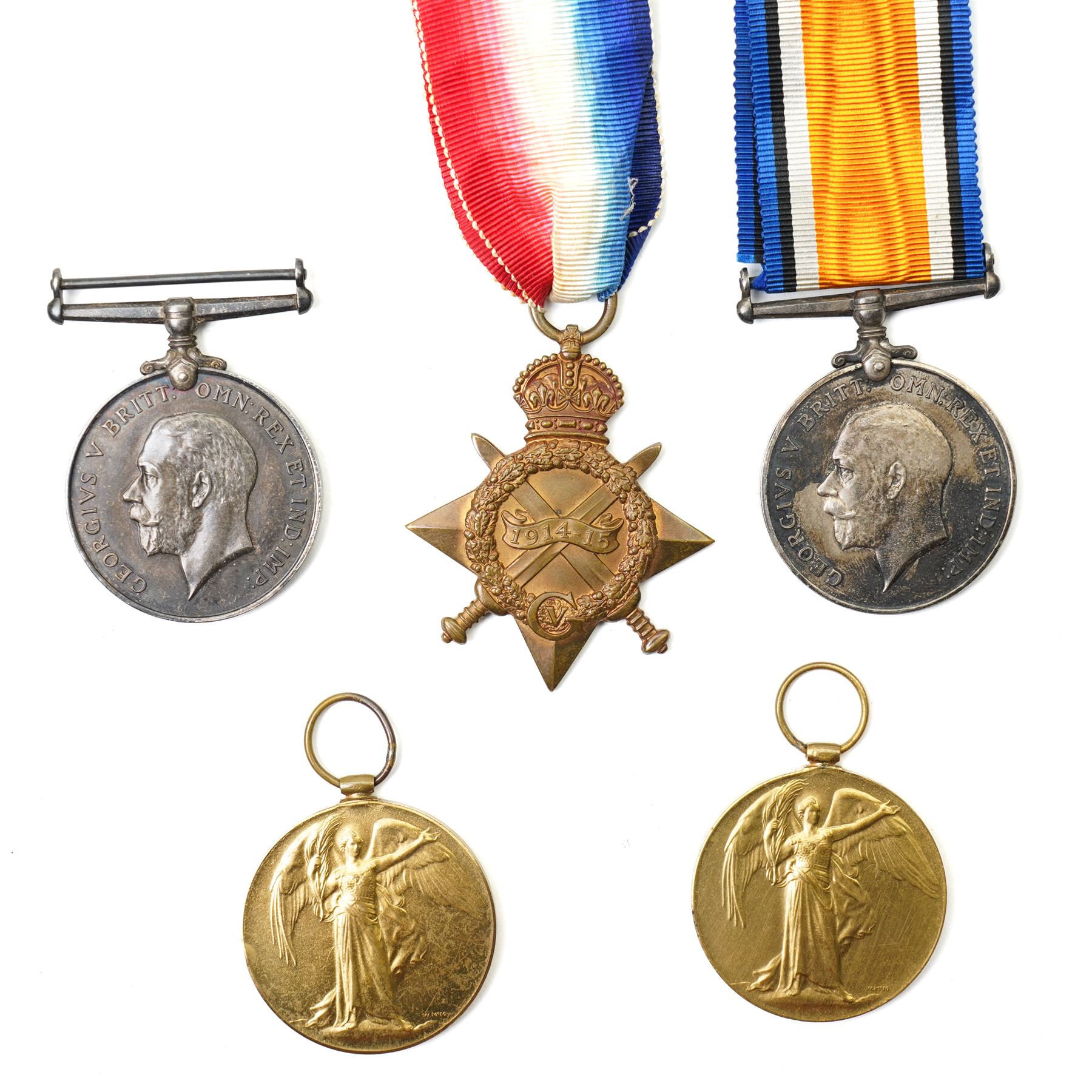  World War I trio to 12074 Pte A Coates,  West Yorkshire Regt comprising War medal, Victory medal, 1914-15 Star and bronze death plaque, killed in action Gallipoli 9th August 1915 and War and Victory medals to 27860 Pte W Coates, West Yorkshire Regt and various documents etc