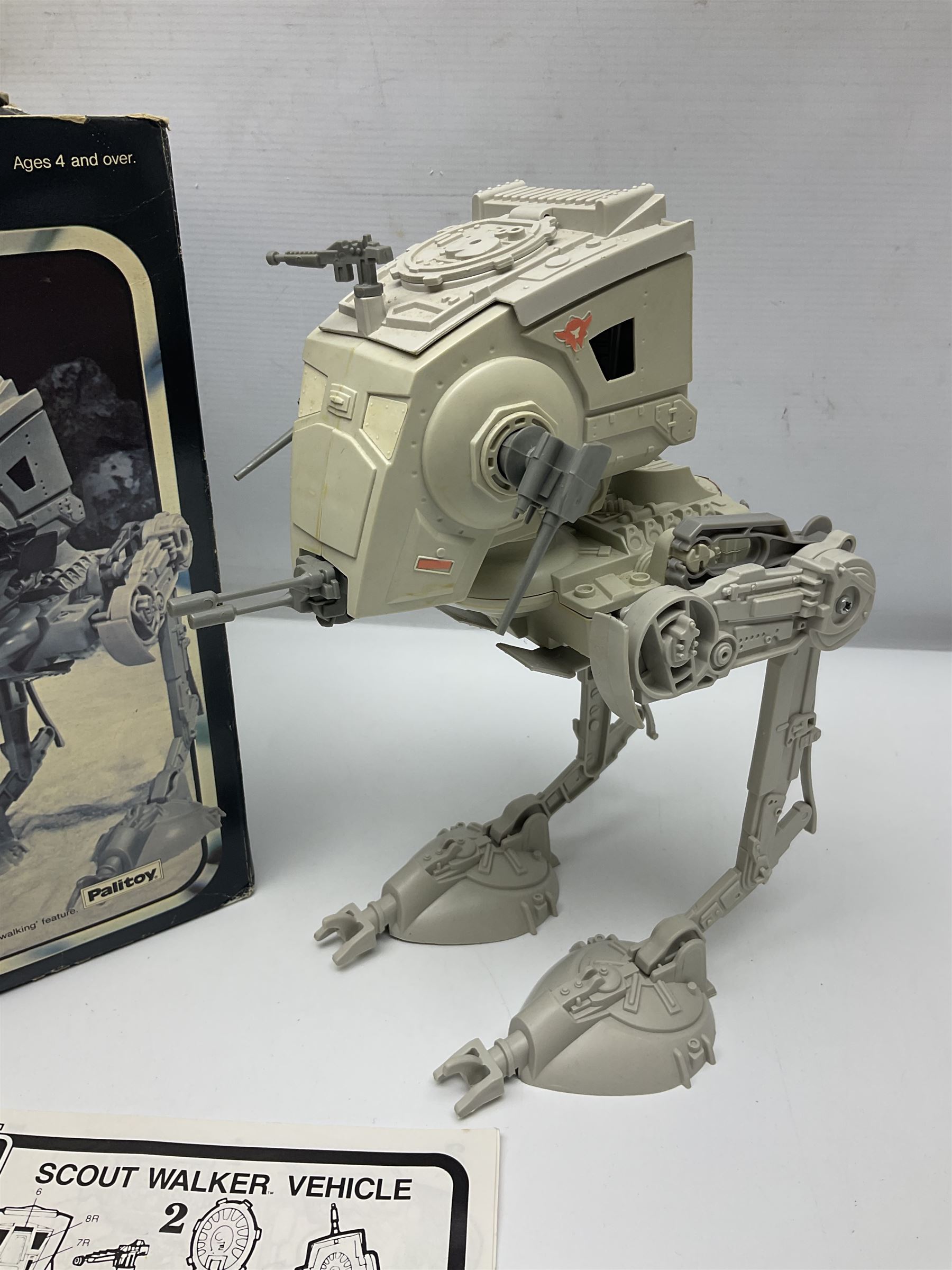 Star Wars - Return of the Jedi Scout Walker Vehicle, Speeder Bike Vehicle and Vehicle Maintenance Energiser; together with The Empire Strikes Back Cap-2 Captivator and MTV-7 Multi-Terrain vehicle; and Waddingtons 1977 Star Wars Entering the City jig-saw puzzle; all boxed (6)