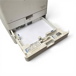Canon Image Runner Advance DX C3720i multifunction laser printer, floor standing with two trays, A3 and A4, copier and scanner with auto feed and manual, base storage cupboard, with spare toner
