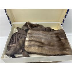 White Ostrich feather fan, together with ceramic head, leather bound photo book, Wedgwood chamber pot and other collectables 