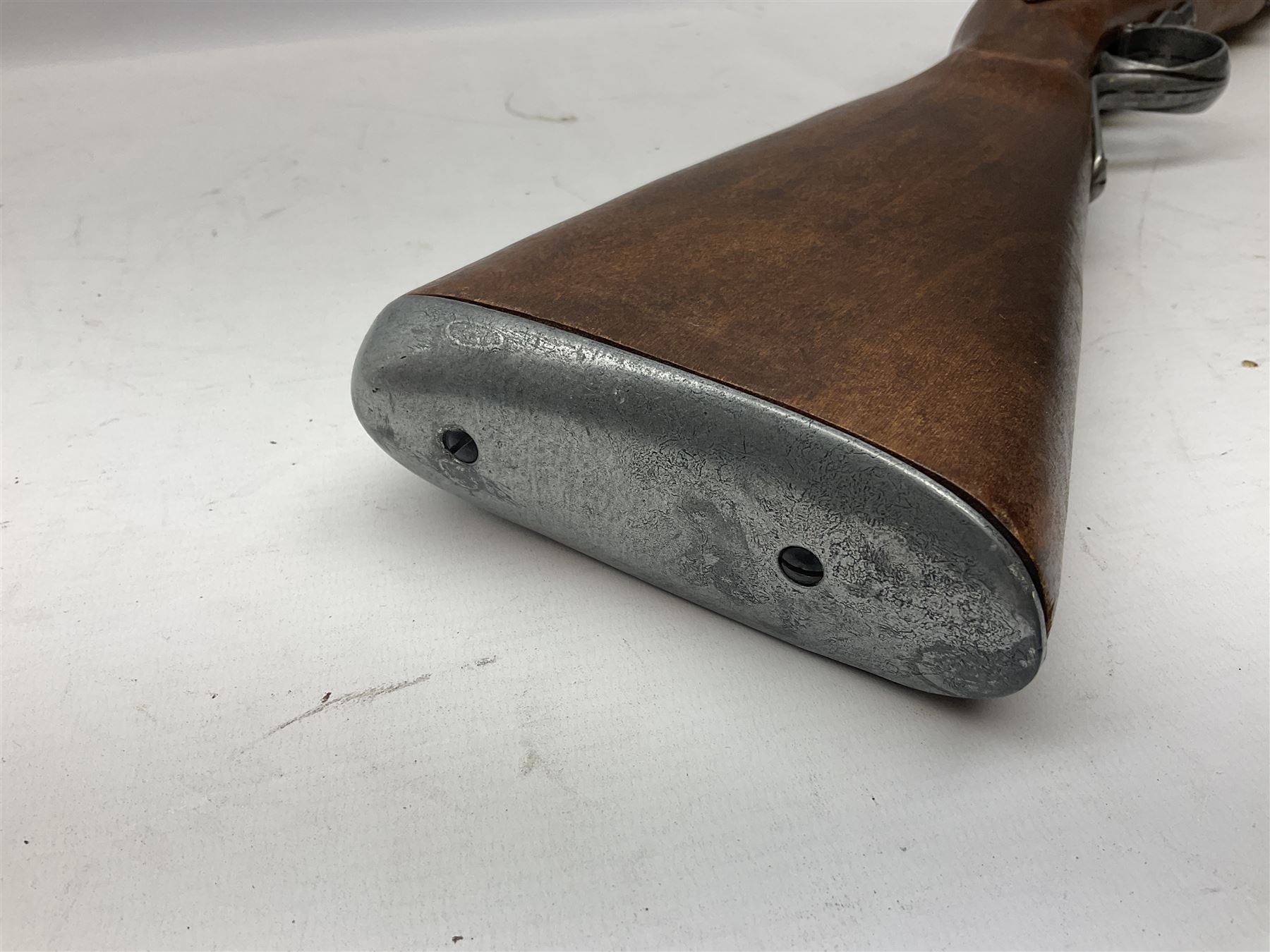 Webley Mark III .22 Sports Starting Pistol, top venting, with bakelite grips, boxed with instructions; and a reproduction Georgian Tower flintlock blunderbuss (2)
