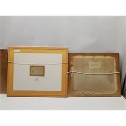 Richard Faulkner (Irish 1917-1988): 'The Tow River Ballycastle', 'The Little Bridge' and Coastal Landscape, three watercolours signed, two titled on labels verso with artist's address, max 26cm x 37cm (3)