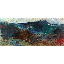 Kane Cunningham (British 1961-): 'Towards Robin Hood's Bay/Boggle Hole', watercolour, sign...