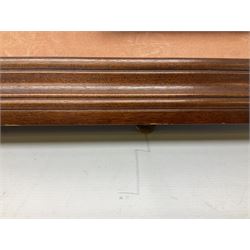 WW2 Lee Enfield No.4 Mk.1 .303 bolt-action rifle with hinged butt compartment, made by SA Ltd., Long Branch, Canada 1942, serial no.5L0646 L113cm; mounted on a framed display board with No.4 Mk.II spike bayonet, No.9 Mk.1 blade bayonet, two inert 5-round clips and brass biographical plaque by Antler Military Originals detailing DA Cert No.C3444 OLD STYLE DEACTIVATION SO FIREARMS CERTIFICATE REQUIRED OR RFD