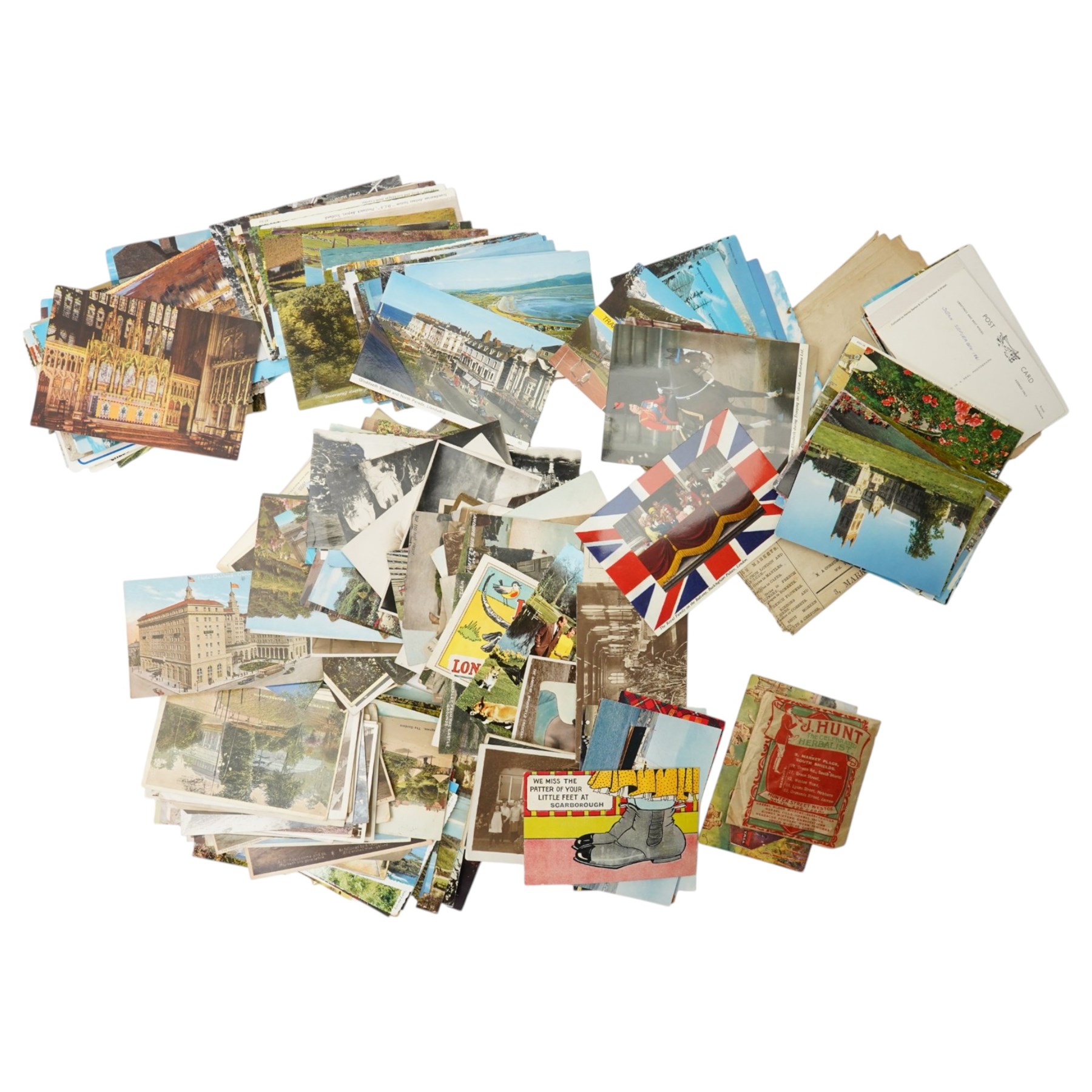 Family collection of 20th century post and greetings cards including a number of Kirkbymoorside, Farndale and other local views and occasions circa 1930s, 1930s birthday cards etc