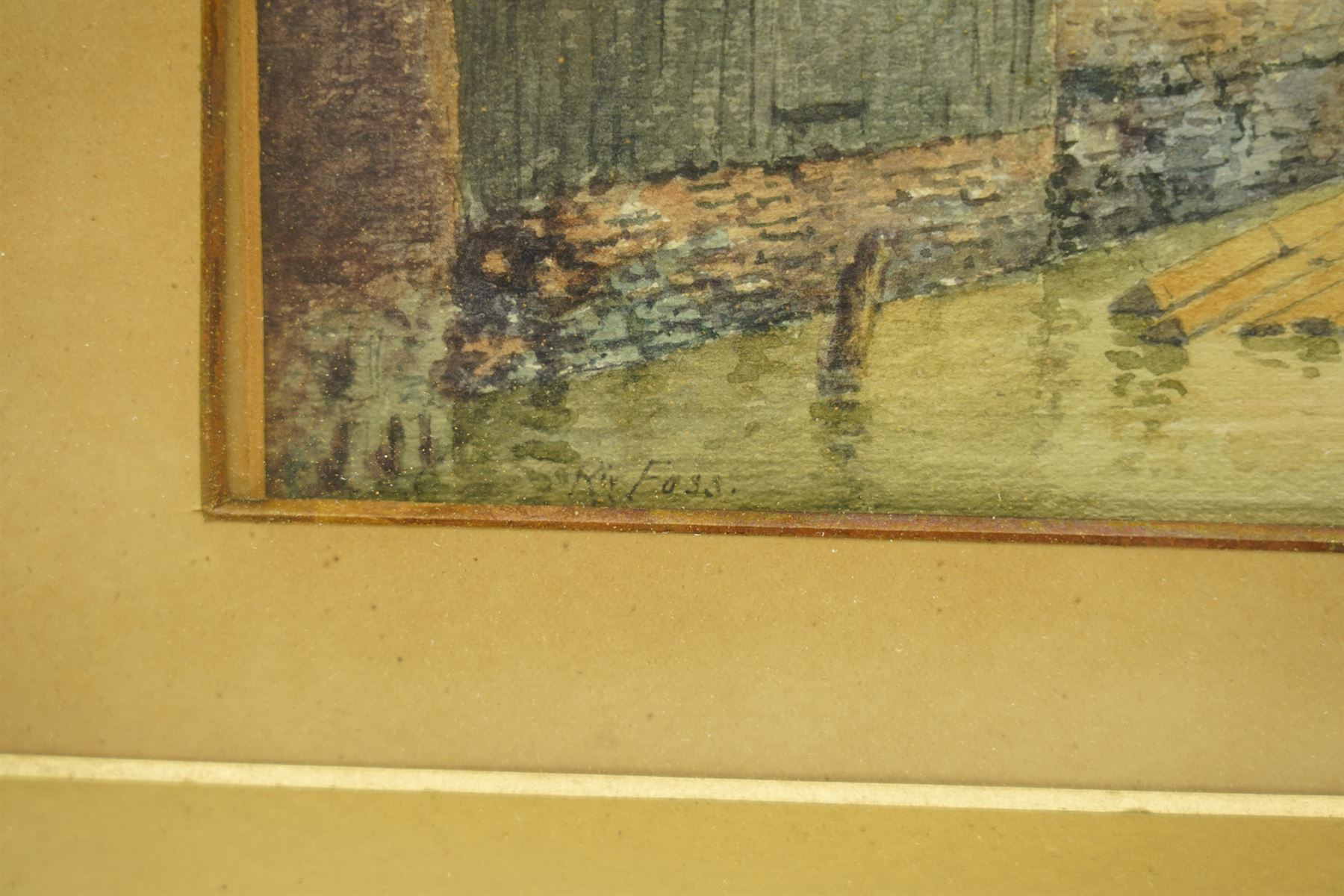 George Fall Artist George Fall (British 1848-1925): River Foss | Paintings, Drawings ...