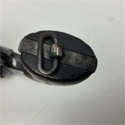 Deactivated Colt Official Police 38-200 six-shot revolver, the 13cm(5