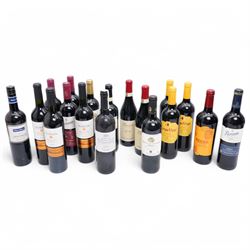 Mixed red wines, including a Quinta Do Espirito Santo, 2007, three bottles of Norton Malbe...
