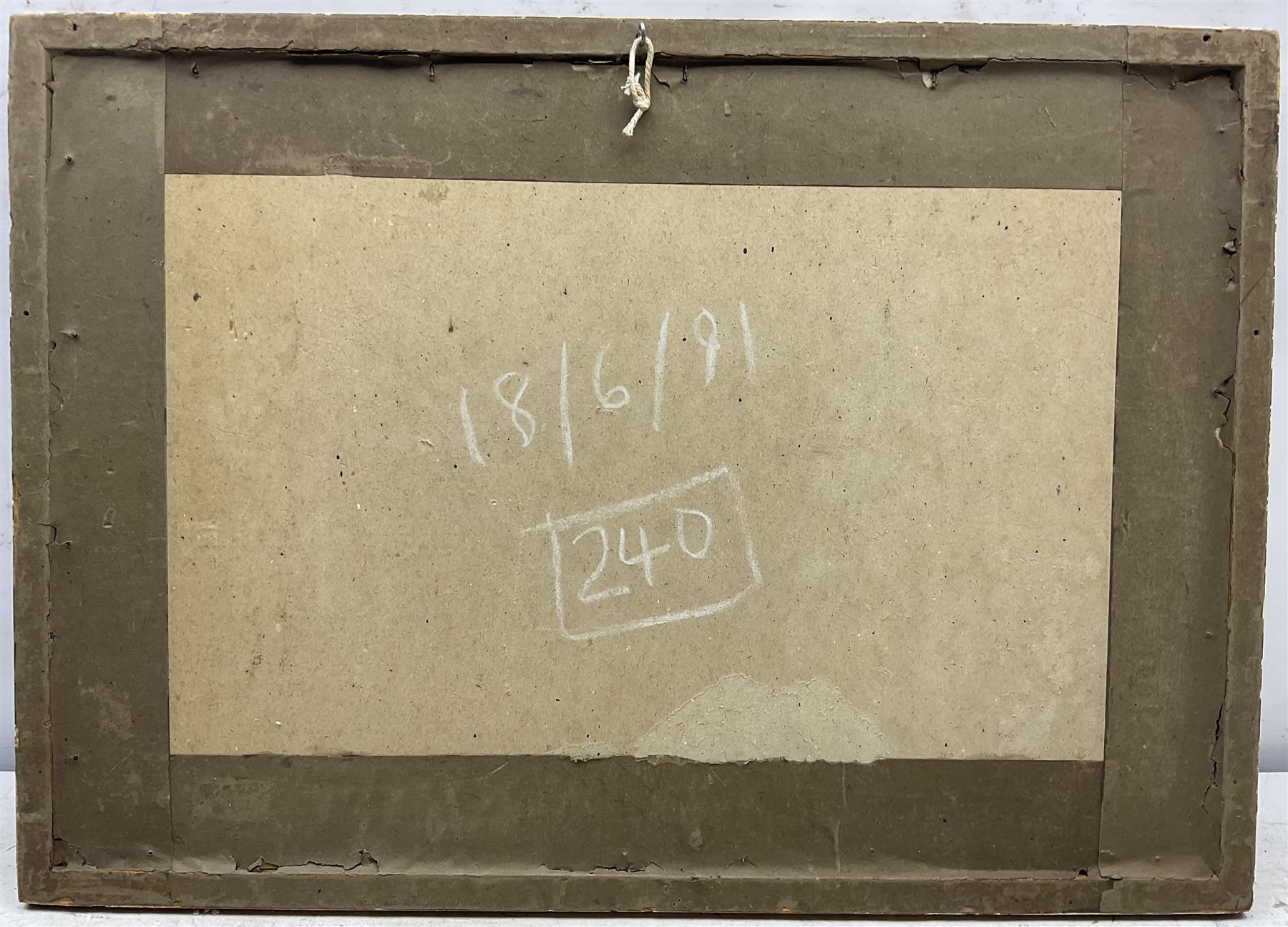 Fernand Désiré Louis Lantoine (French 1876-1955): Soldiers Travelling by Horse and Cart in the Snow, watercolour heightened in white signed 32cm x 51cm